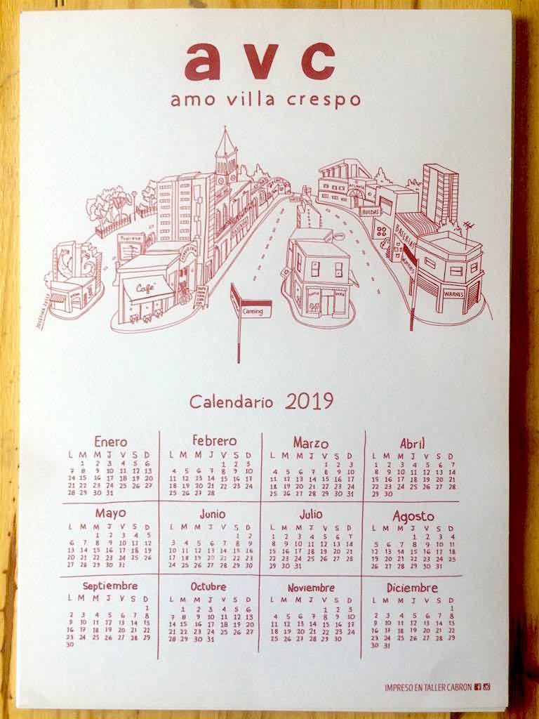 Calendario Avc 2019