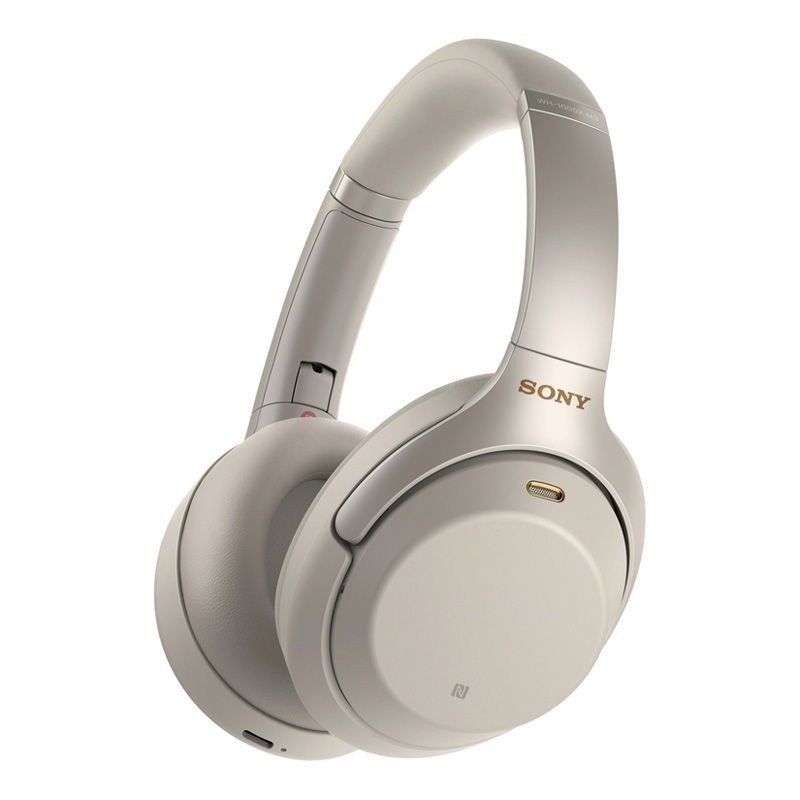 Sony Noise Cancelling Headphones - Silver