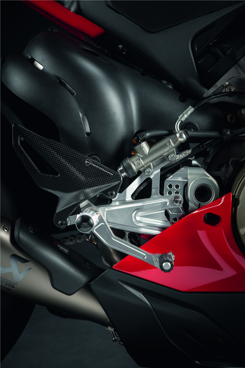 Adjustable rider footpeg kit.