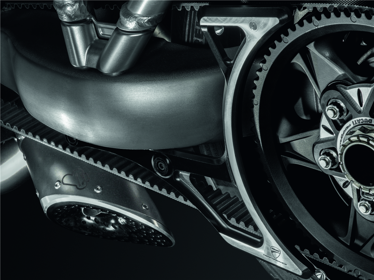 Aluminium belt guard.
