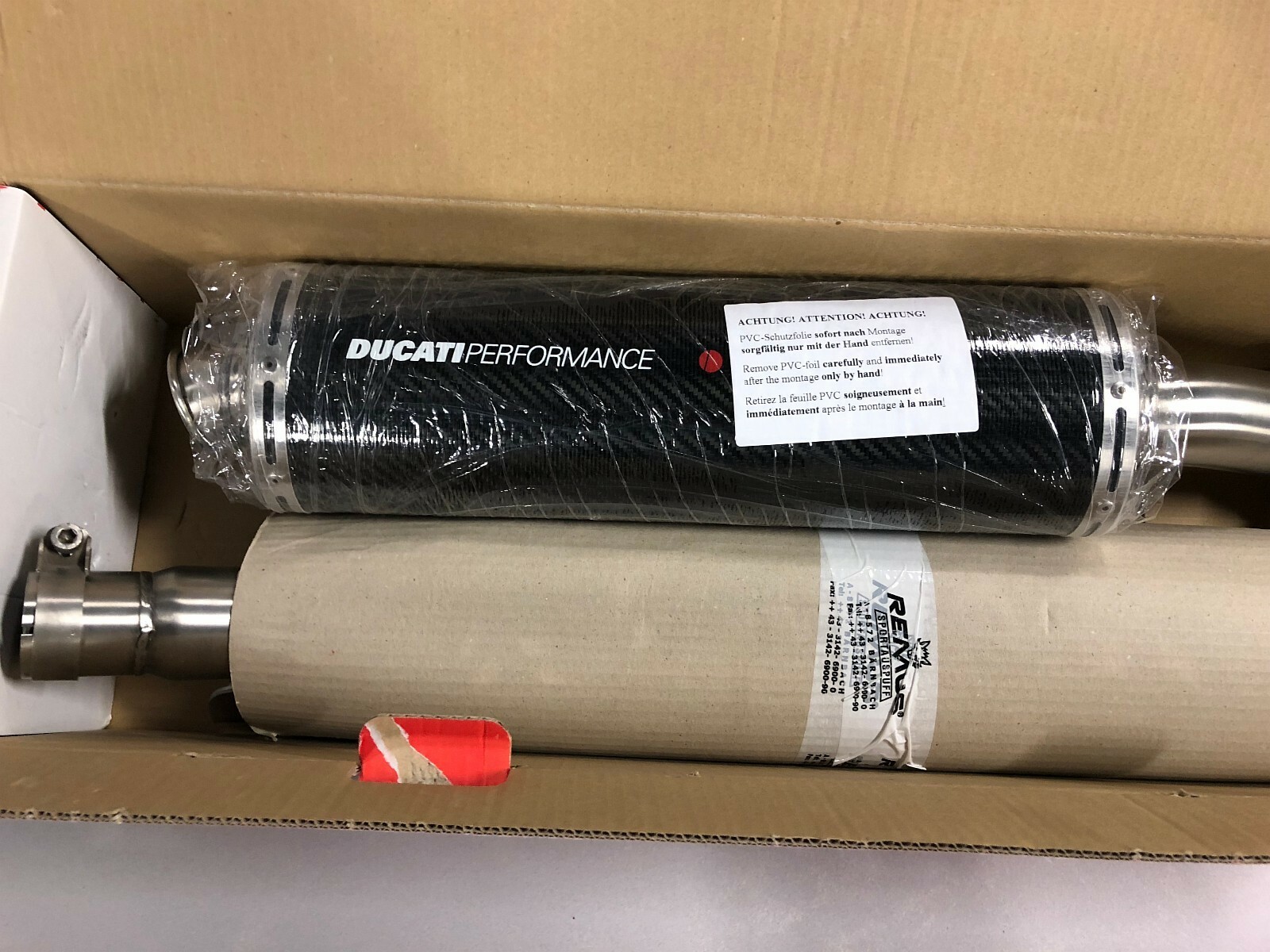 Carbon eksos til Ducati Monster 96424001C