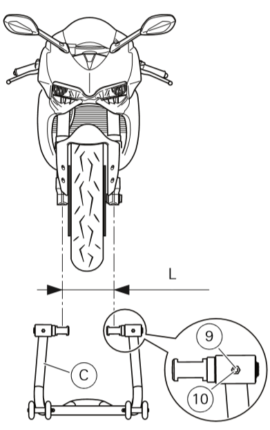 Front paddock stand.