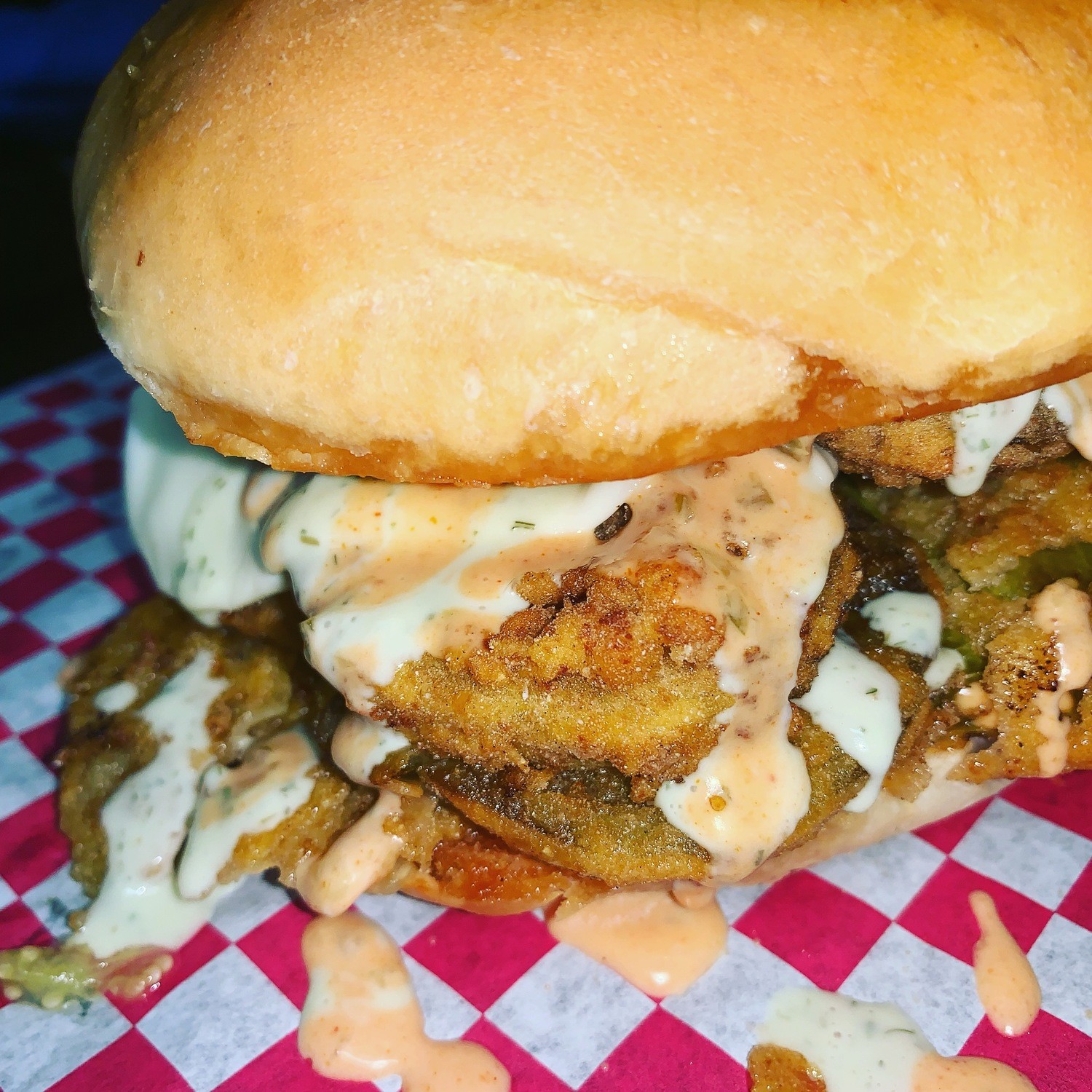 Fried Green Tomato Sandwich Fried Green Tomato Sandwich