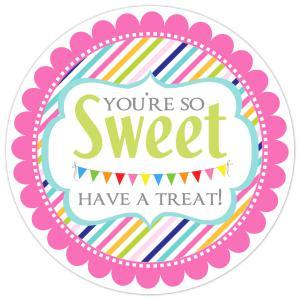 You're So Sweet Have A Treat Stickers 115-sticker