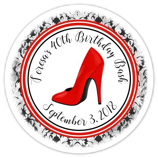 Personalized Stiletto Stickers 108-shoe