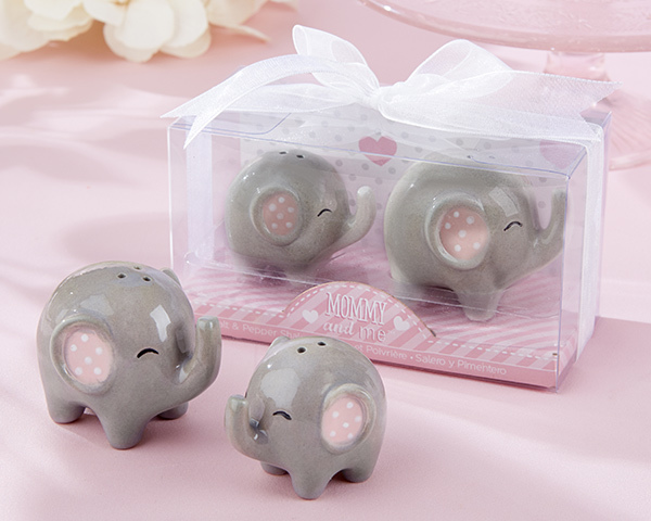 Little Peanut Ceramic Elephant Salt & Pepper Shakers 249-UNIQUE