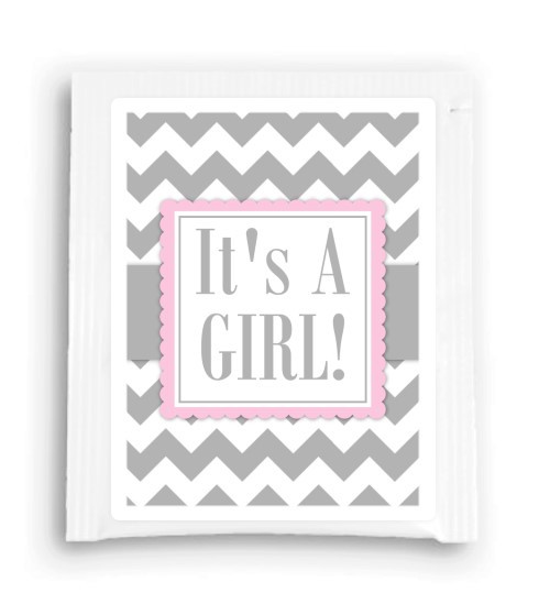 It's a Girl Baby Shower Tea Bag Favor 101-TeaFavor