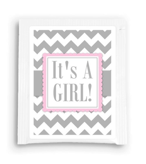 It S A Girl Baby Shower Tea Bag Favor