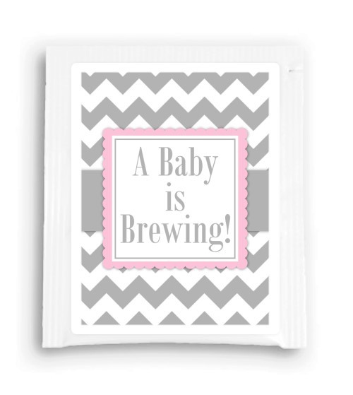 Pink A Baby is Brewing Tea Favor 105-TeaFavor