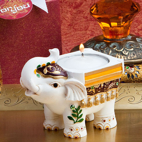 Good Luck Elephant Candle Holders 145-CAN