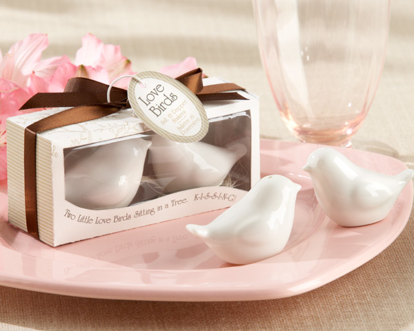 "Lovebirds in the Window" Ceramic Salt & Pepper Shakers 242-UNIQUE