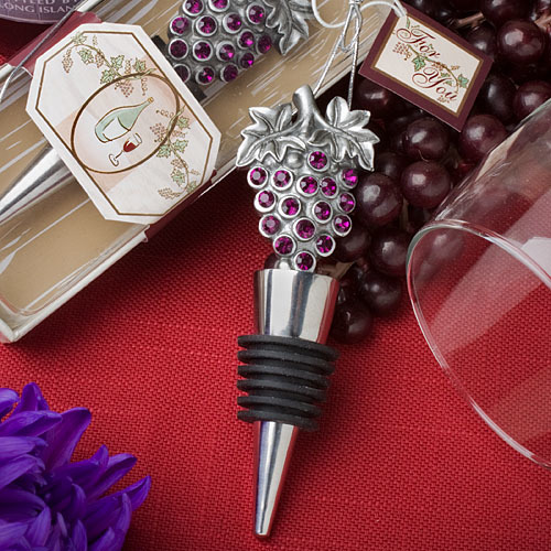 Vineyard Collection Wine Bottle Stopper Favors 241-WINE