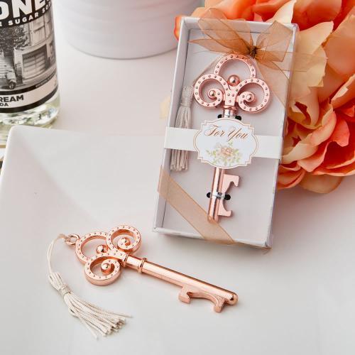 Rose Gold Vintage Skeleton Key Bottle Opener 300-WINE
