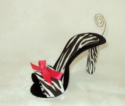 Shoe Place Card Holders - Many Color Choices