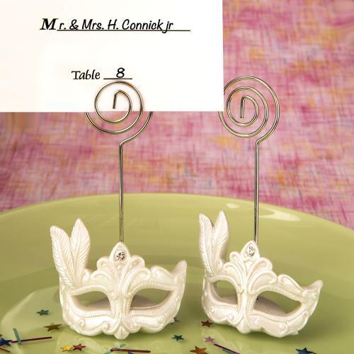 Mardi Gras Mask Themed Place Card Holders 776-PCH