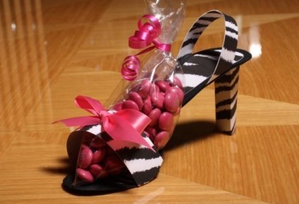 Zebra Stiletto Favor Boxes 161-Z