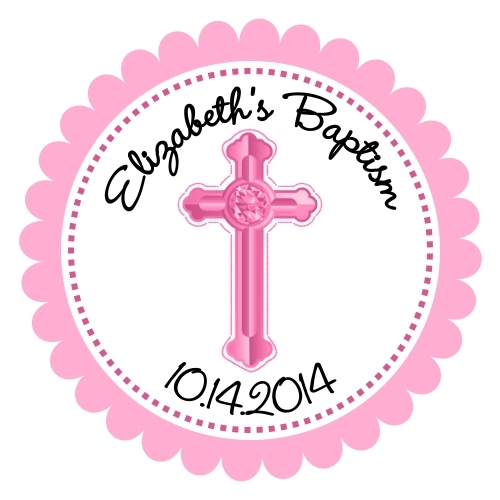 Personalized Baptism Favor Tags