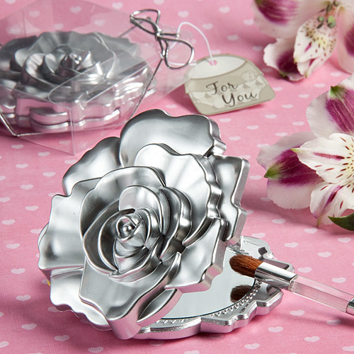 Realistic Rose Design Mirror Compacts 149-BEAUTY
