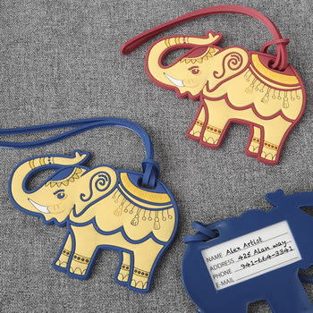Elephant Luggage Tags - 2 Assorted 112LT-IF