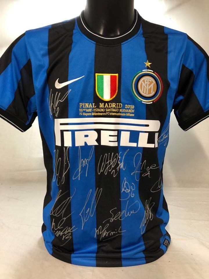 maglia inter autografata