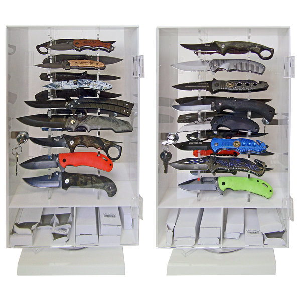 KNIFE Display 36 pieces w/Acrylic Display