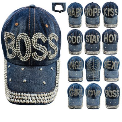 Bling Hats-12 piece pack