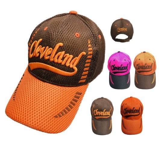 Cleveland Air Mesh Browns Colors-12 piece pack