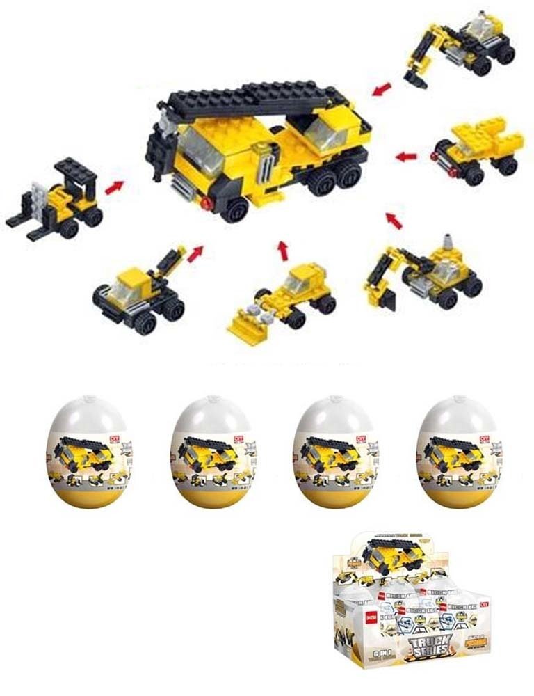 LEGO Type Construction Vehicles 12 piece pack