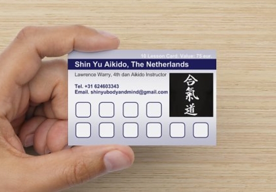 10x Lesson Card Aikido 00000