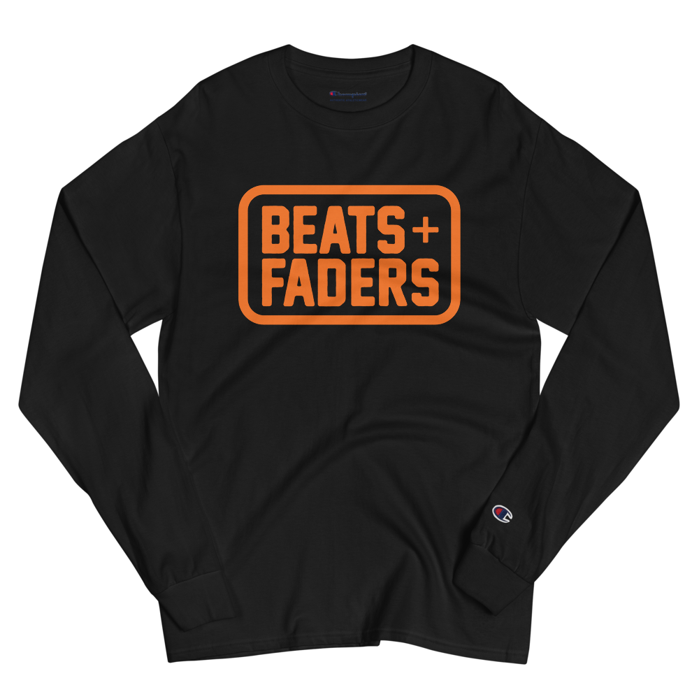 Beats & Faders Men's Champion Long Sleeve Shirt Beats & Faders Men's Champion Long Sleeve Shirt