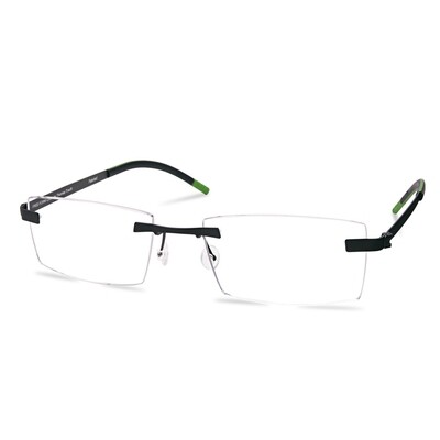 Green Rimless FFA 956 Black/Gun (55-18-145 mm) Green Rimless FFA 956 Black/Gun (55-18-145 mm)