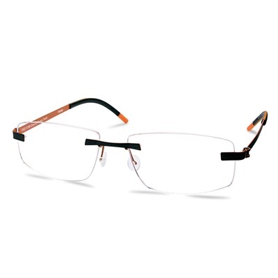 Green Rimless FFA957 Dark Gun/Orange (56-16-145 mm) Green Rimless FFA957 Dark Gun/Orange (56-16-145 mm)