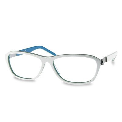Acetate FFA981 White-Blue (54-14-135 mm) Acetate FFA981 White-Blue (54-14-135 mm)