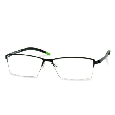 Green Semi Rim FFA 908 Black (54-17-140 mm) size M Green Semi Rim FFA 908 Black (54-17-140 mm) size M