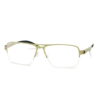 Green Semi Rim FFA 912 Gold (58-17-140 mm) size XL Green Semi Rim FFA 912 Gold (58-17-140 mm) size XL