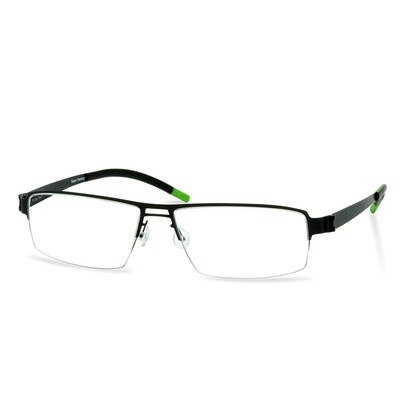 Green Semi Rim FFA 903 Black (56-17-145 mm) size L Green Semi Rim FFA 903 Black (56-17-145 mm) size L