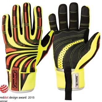 Granberg Cut D Impact Hi-Viz -Viiltosuojakäsineet Granberg Cut D Impact Hi-Viz -Viiltosuojakäsineet