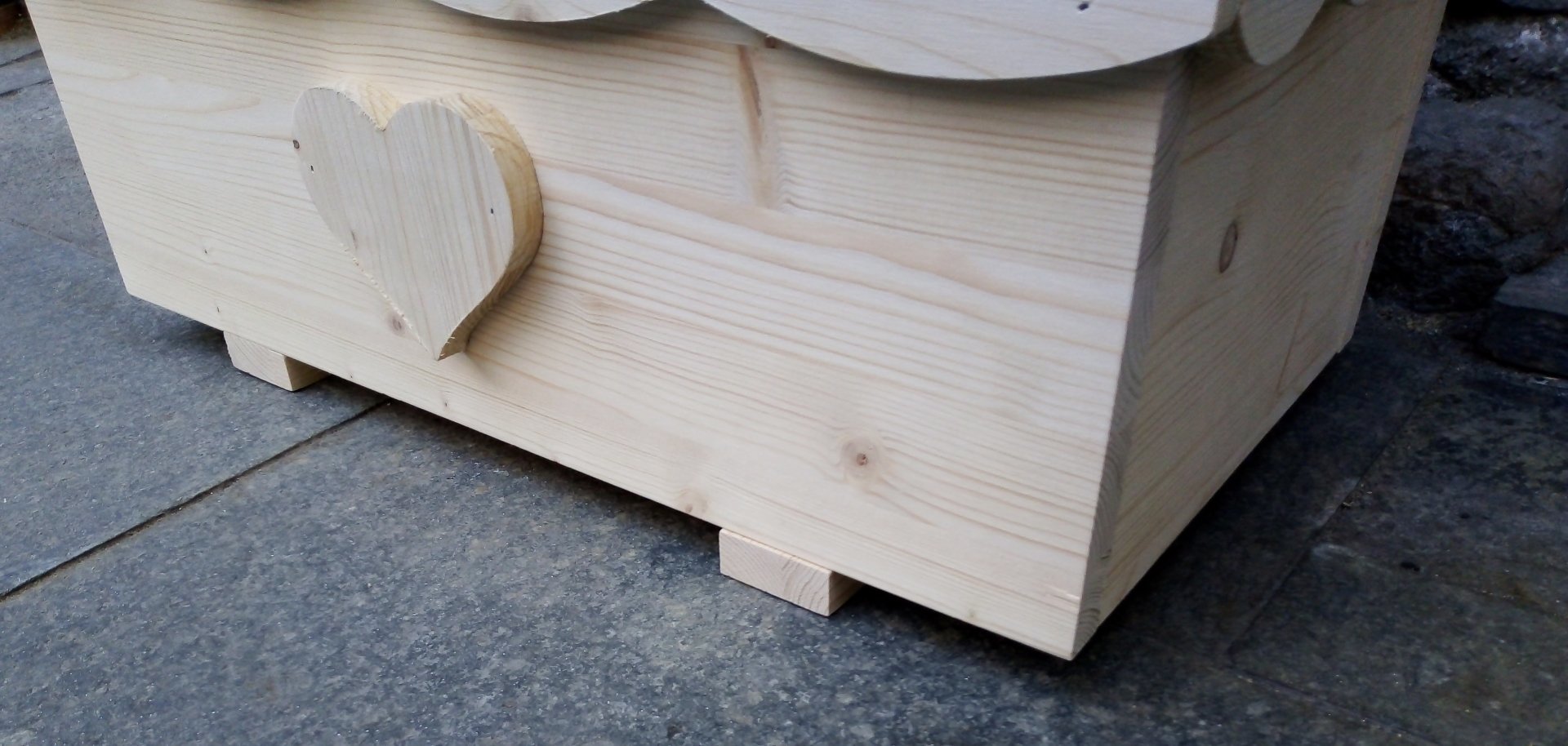 prodotto non trattato per Découpage Portavasi in legno varie misure per vasi standard 