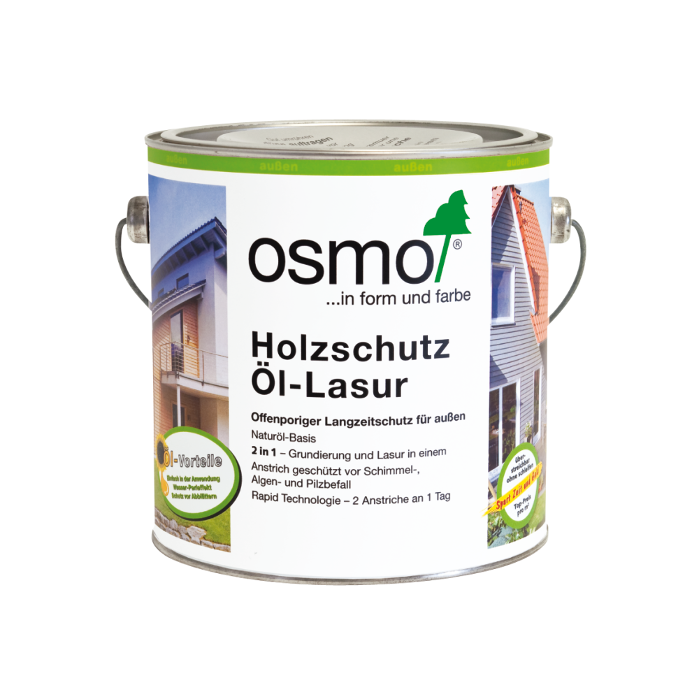 OSMO Holzschutz Öl-Lasur 708 Teak, 2,5 L 207260099