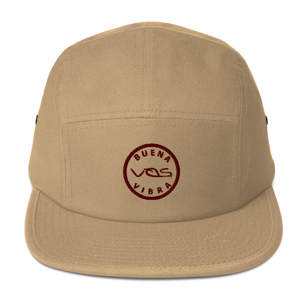 Five Panel Cap│Buena Vibra│Brown Logo Five Panel Cap│Buena Vibra│Brown Logo