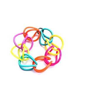 Bracelet | Weave | Coloured | Hand Woven | Silicone