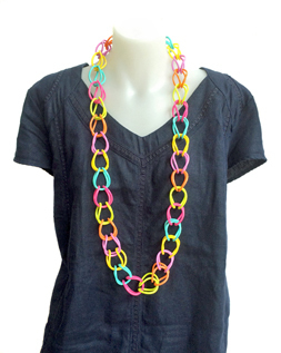 Necklace | Weave | Coloured | Hand Woven | Silicone | Medium
