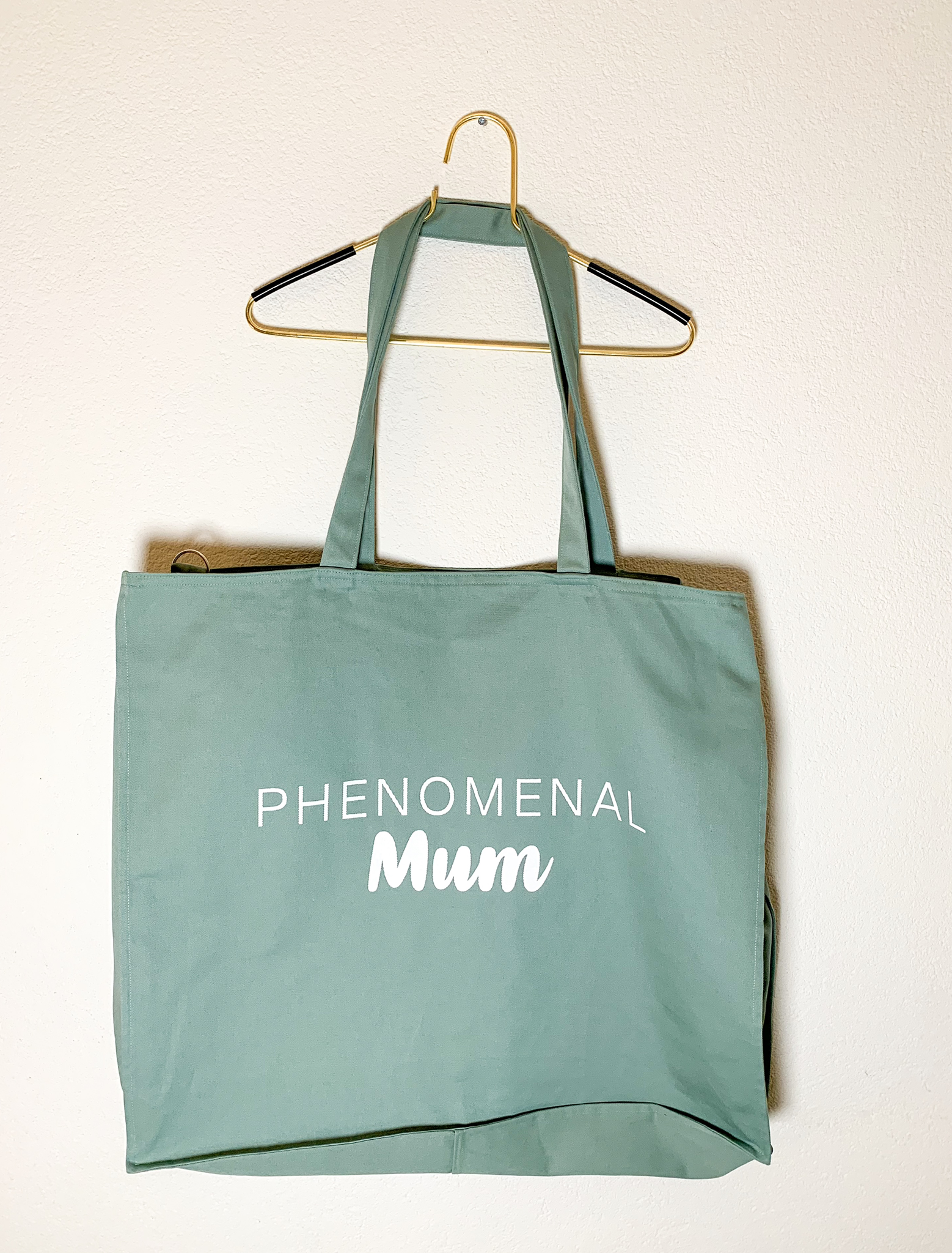 TOTE BAG VERT CLAIR 01134