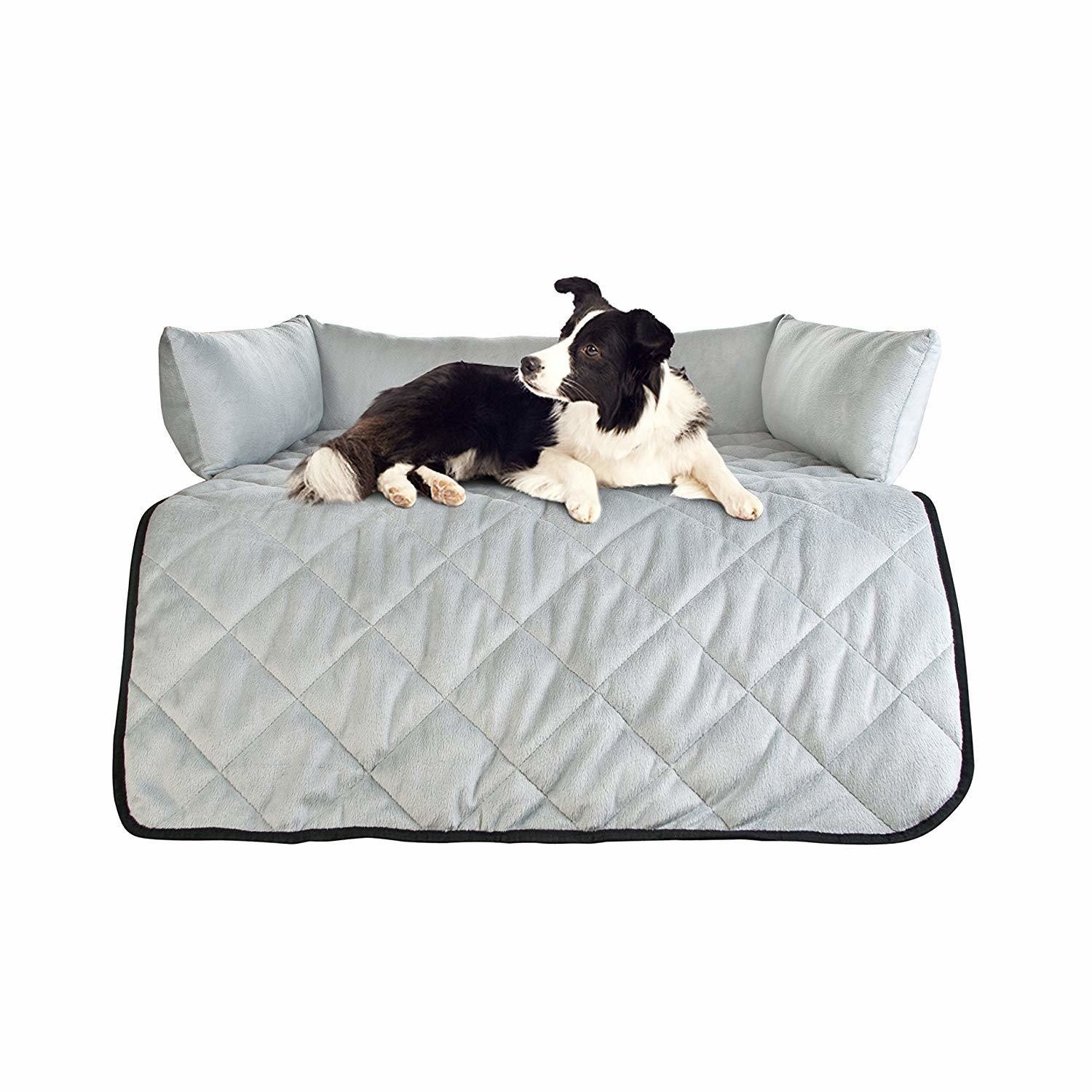 Couch Cover For Dogs Cats Light Gray Large Beds