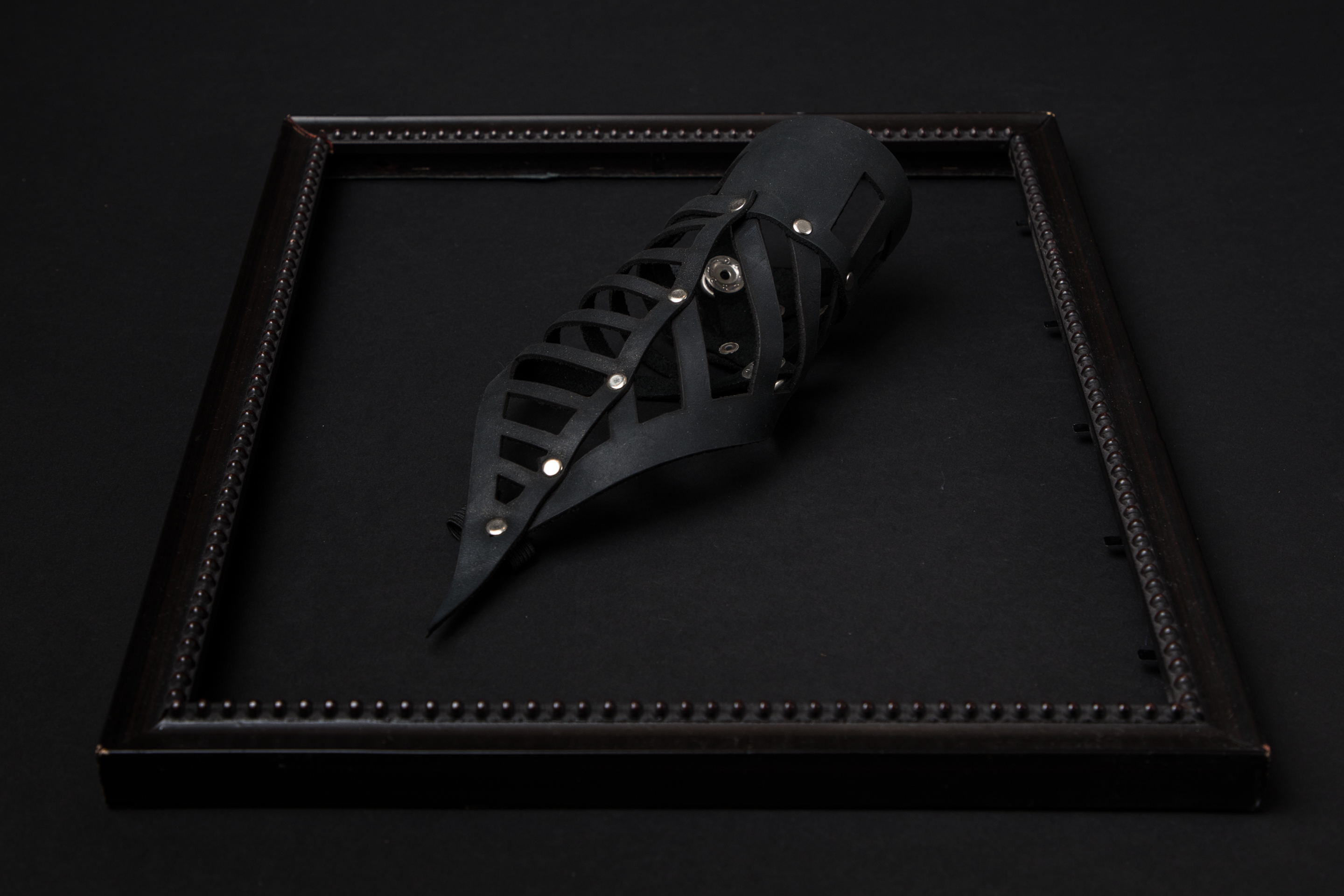 leather bracelet-left hand (one of kind) 0008