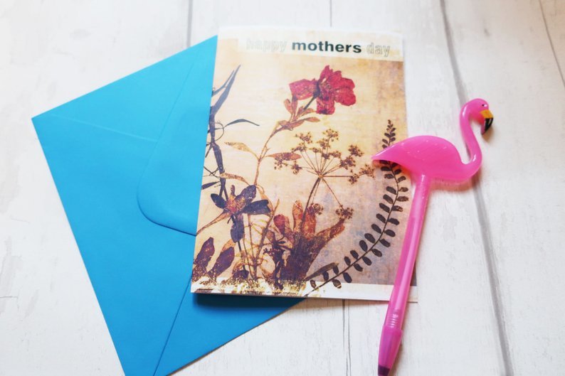Grunge Mothers Day Card