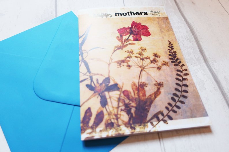 Grunge Mothers Day Card