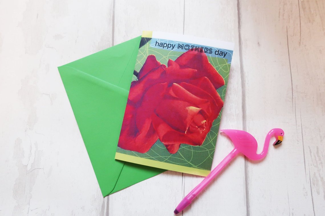 Grunge Mothers Day Card
