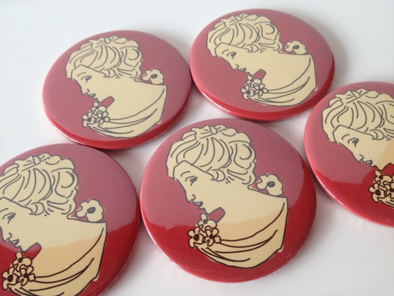 Cameo Pocket Mirror