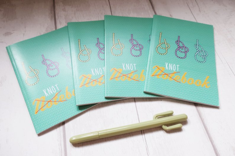 A6 Knot lined Notebook